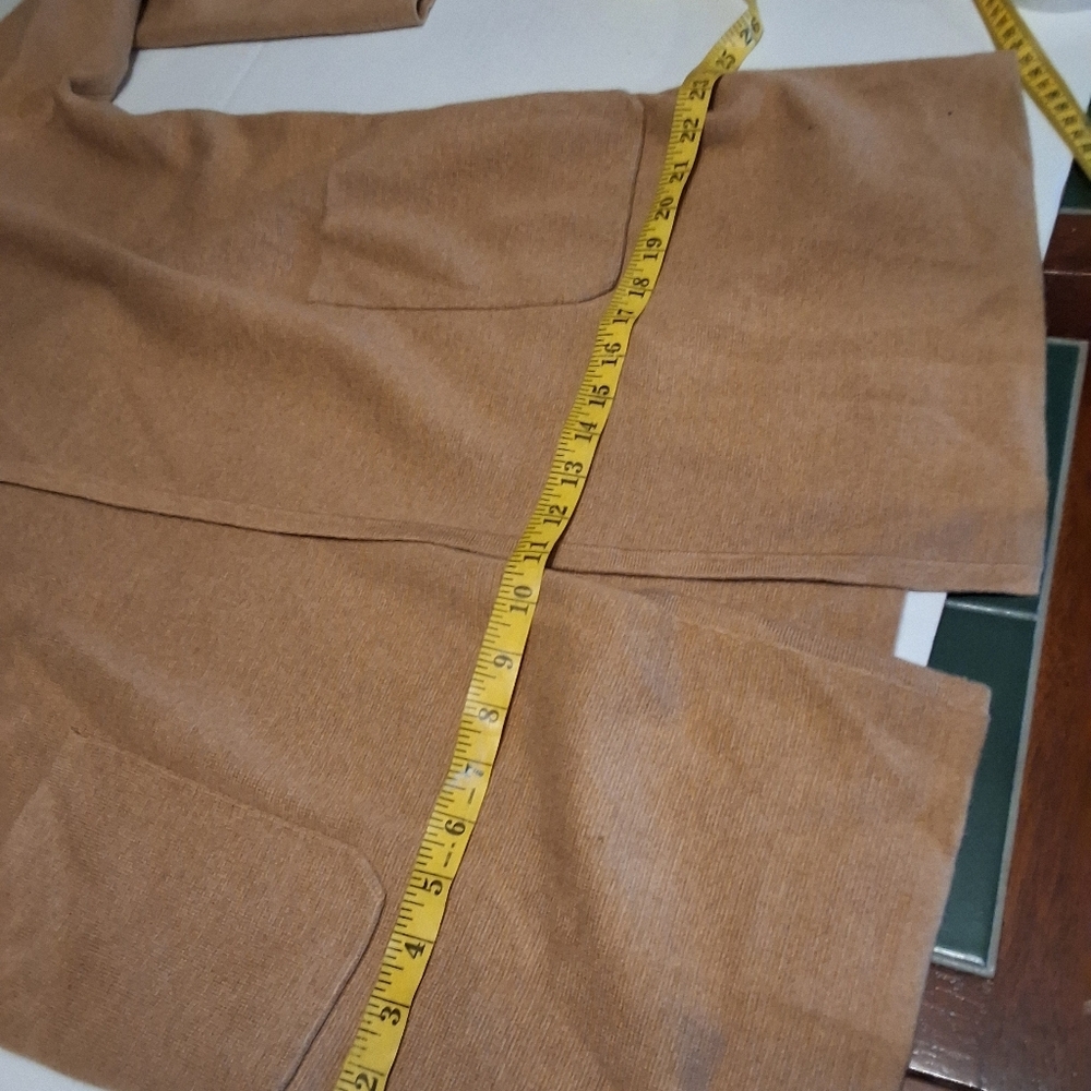 J, Crew Transitional Open Natural Open Cardigan M - image 4